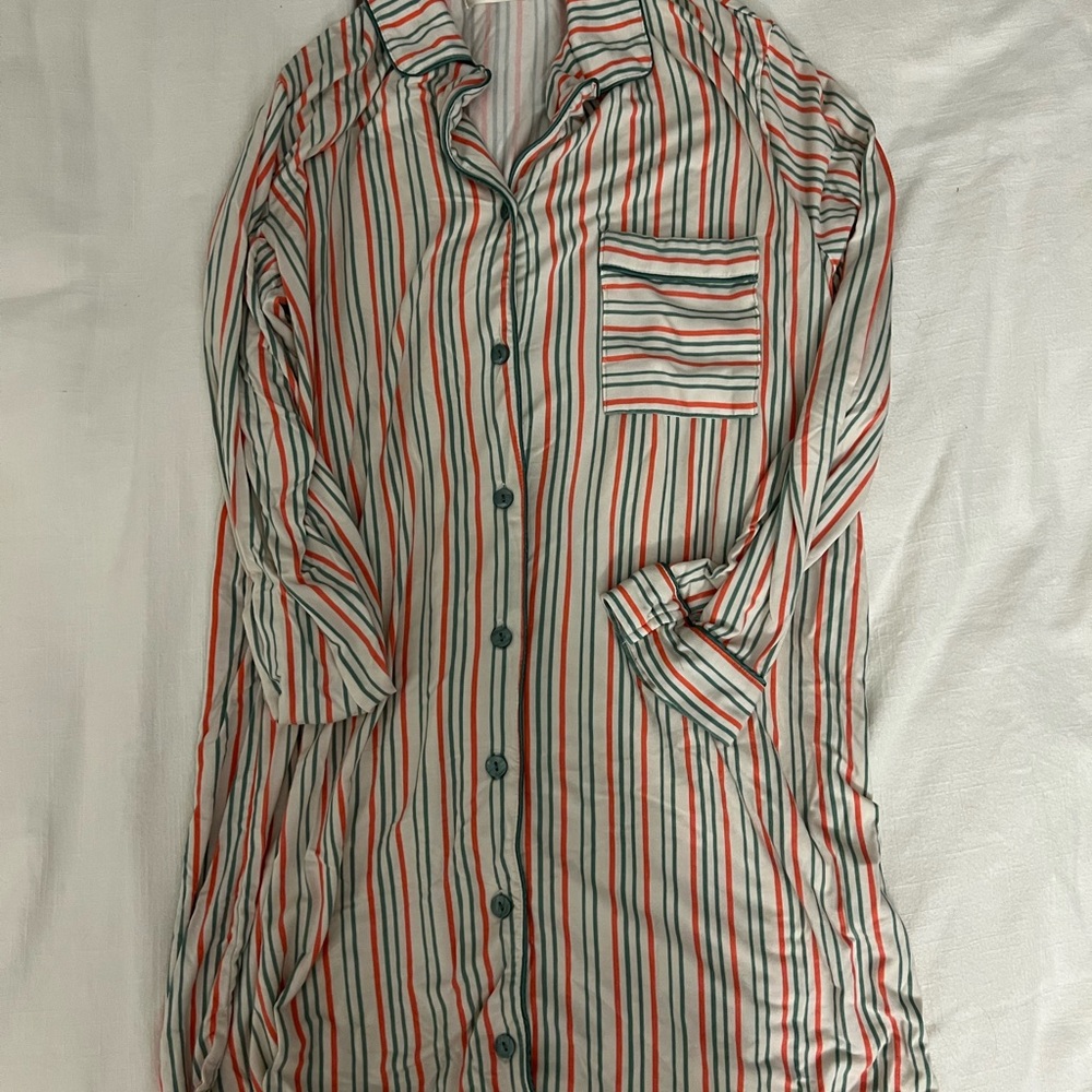 Sundays Vibrant Striped Pajama Top